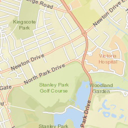 East Park Drive, Blackpool FY3 8PW, UK Street Map