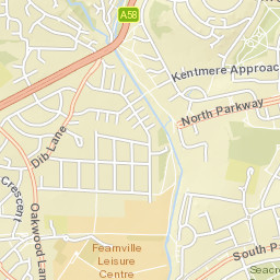 6 Oak Tree Drive, Leeds, West Yorkshire LS8 Street Map