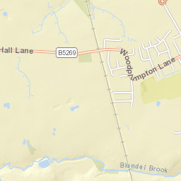 Newsham Hall Lane, Preston, Lancashire Street Map