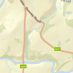 Accrington Road, Clitheroe, Lancashire BB7 Street Map