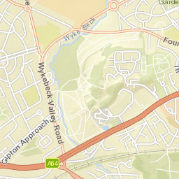 York Road, Leeds, West Yorkshire LS14 Street Map