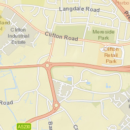 Progress Way, Blackpool FY4, UK Street Map