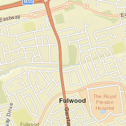 1 Alford Fold, Fulwood, Preston, Lancashire Street Map