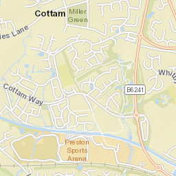 174 Tag Croft, Ingol, Preston, Lancashire PR2 Street Map