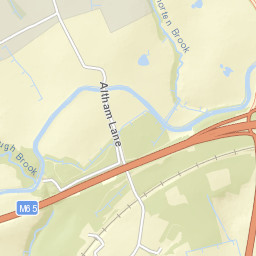 Altham Lane, Accrington, Lancashire BB5 Street Map