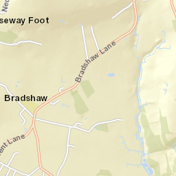 15A Bradshaw Lane, Halifax, West Yorkshire Street Map