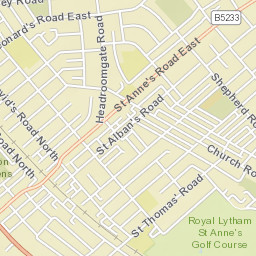 130-132 Curzon Road, Lytham Saint Annes Street Map