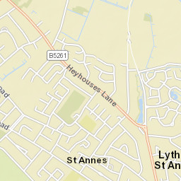 8 Smithy Lane, Lytham Saint Annes, Lancashire Street Map