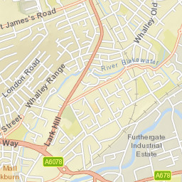 Primrose Bank, Blackburn, Blackburn with Darwen Street Map