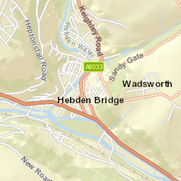 5 Royd Terrace, Hebden Bridge, Calderdale Street Map