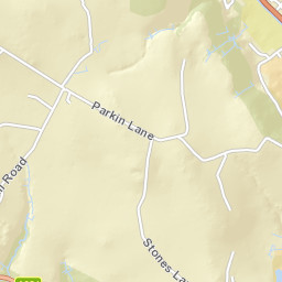 Sigget Lane, Todmorden, West Yorkshire Street Map