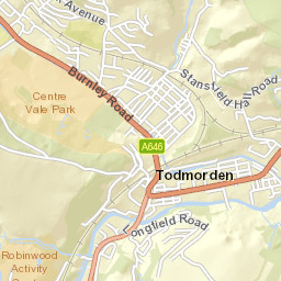 28 Ferney Lee Road, Todmorden, Calderdale Street Map
