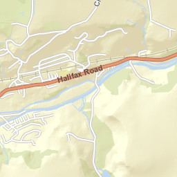 451 Halifax Road, Todmorden, West Yorkshire Street Map