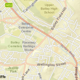 Blakeridge Lane, Batley, West Yorkshire Street Map