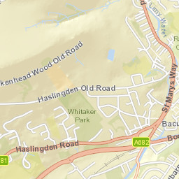 54 Bury Road, Rossendale, Lancashire BB4 Street Map