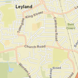 King Street, Leyland, Lancashire PR25 2LW Street Map