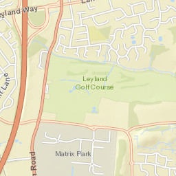 Dawson Lane, Chorley, Lancashire PR7, UK Street Map