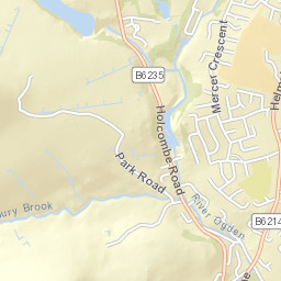 289 Holcombe Road, Rossendale, Lancashire Street Map