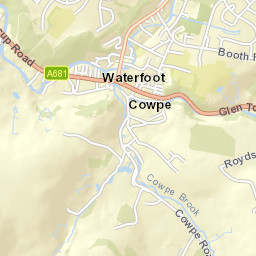 599 Newchurch Road, Bacup, Lancashire Street Map