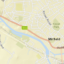 186 Huddersfield Road, Mirfield, West Yorkshire Street Map