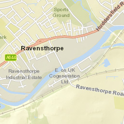 556 Huddersfield Road, Ravensthorpe, Dewsbury, West Yorkshire Street Map