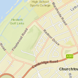 54 Fleetwood Road, Southport, Merseyside Street Map