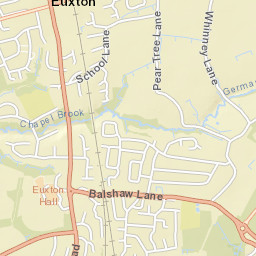 Runshaw Lane, Euxton, Lancashire PR7, UK Street Map
