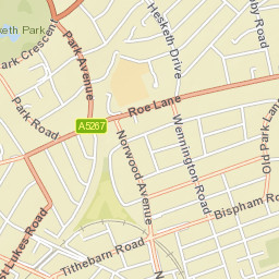 101 Roe Lane, Southport, Merseyside PR9 Street Map