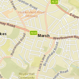 44-45 Smiths Avenue, Huddersfield, West Yorkshire Street Map