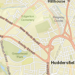 19 Clement Street, Huddersfield, Kirklees HD1 Street Map