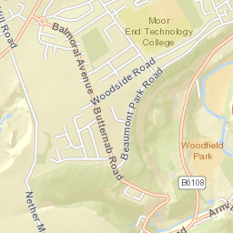 73 Balmoral Avenue, Huddersfield, West Yorkshire Street Map