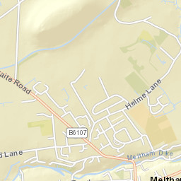 69 Slaithwaite Road, Meltham, Holmfirth Street Map