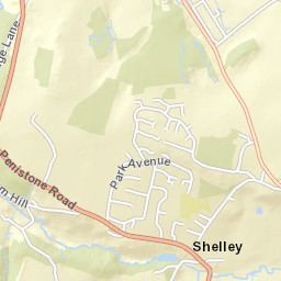 69 Far Bank, Shelley, Huddersfield, West Yorkshire Street Map