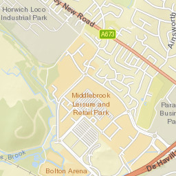 3 Arena Approach, Horwich, Lancashire Street Map