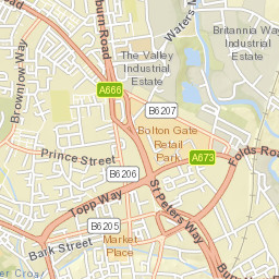 67 Saint George's Road, Bolton BL1, UK Street Map