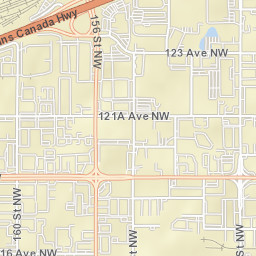 12114 156 Street Northwest, Edmonton, AB Street Map