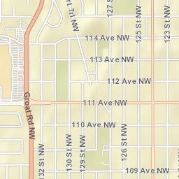 12405 111 Avenue Northwest, Edmonton Street Map