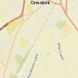 60 Holborn Hill, Ormskirk, Lancashire L39  Street Map