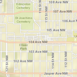 10039-10049 113 Street Northwest, Edmonton Street Map