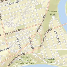 10000 95 Street Northwest, Edmonton, AB Street Map