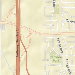 8304-8512 190 Street Northwest, Edmonton Street Map