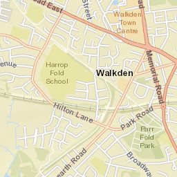 Walkden, UK Street Map