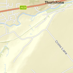 Hill Side Lane, Thurlstone, Sheffield Street Map