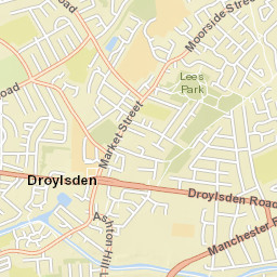 Edmund Street, Droylsden M43, UK Street Map