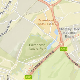 Ravenhead Retail Park, 5 Milverny Way Street Map