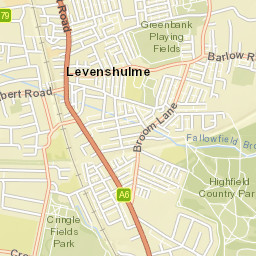53-59 Delamere Road, Manchester M19, UK Street Map