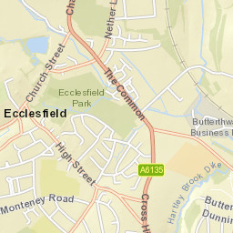 180 Cross Hill, Sheffield, South Yorkshire S35 Street Map