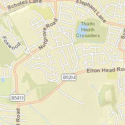 4 Ellerslie Avenue, Rainhill, Prescot, Merseyside Street Map