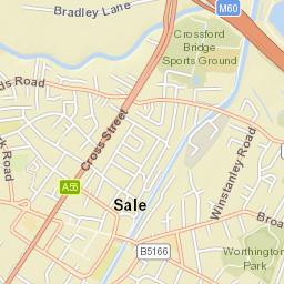 2 School Road, Sale, Greater Manchester Street Map