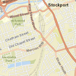 Dale Street, Stockport, Greater Manchester Street Map
